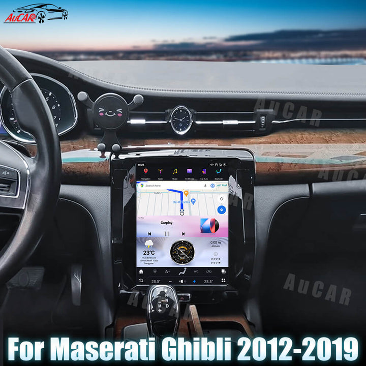 AuCar Tesla Android 10.4" Car Radio GPS Navigation For Maserati Quattroporte 2012-2019 Car Multimedia Stereo Player Car Video