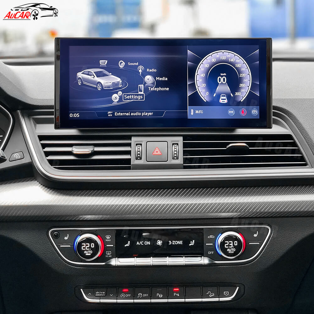AuCar Android 13 12.3" Car Radio GPS Navigation For Audi Q5L 2018-2020 Car Multimedia Stereo Player Car Video