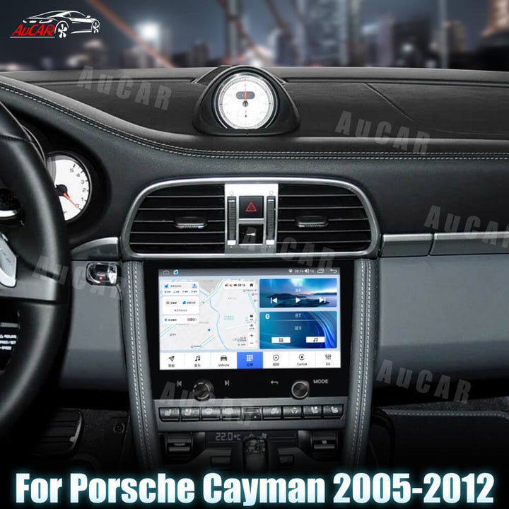 AuCAR Android 10 Head Unit Car Video For Porsche Cayman 2005-2012 Car Multimedia Player GPS Navi Audio Radio Stereo Head Unit Car Video