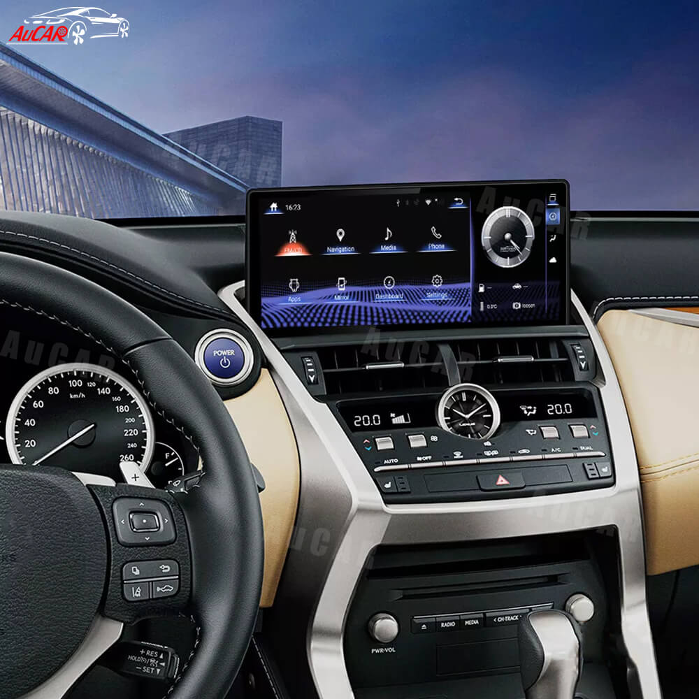 AUCAR Tesla Android 13 10.25" Car Radio GPS Navigation For Lexus NX NX200 2015-2021 Car Multimedia Stereo Player Car Video