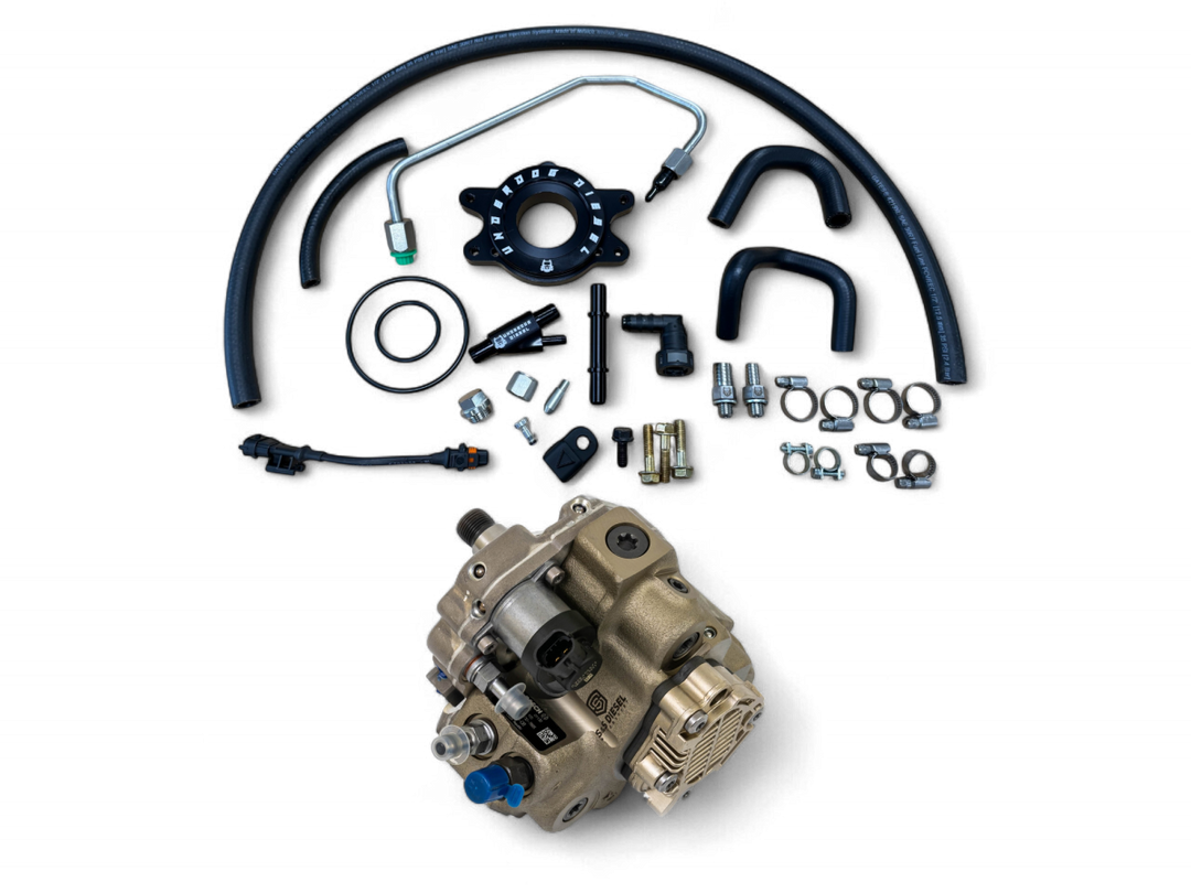 UnderDog Diesel LML Duramax CP3 Conversion Bundle Kit w/ S&amp;S Diesel Motorsport 14MM CP3