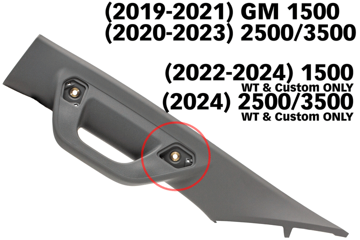 2020-2023 GM 2500/3500HD CTS2/3 Monitor Mount