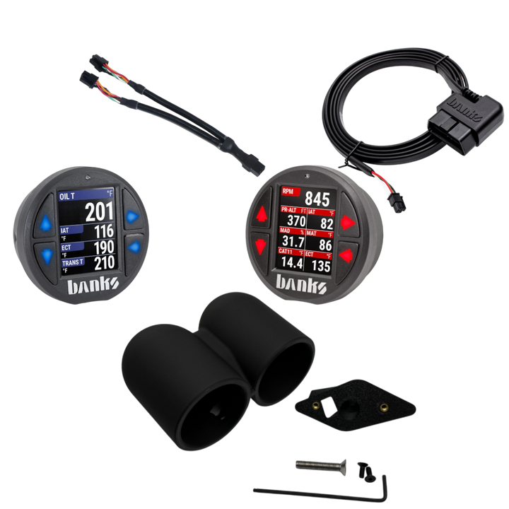 UnderDog Diesel/Banks Power iDash Pro Bundle Kit - 2015-2019 GM 2500/3500HD - Dual