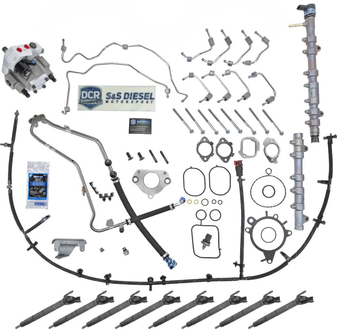 UnderDog Diesel Fuel System Contamination Kit - w/ S&amp;S Diesel DCR Conversion - for 2017-2019 Ford 6.7L Powerstroke