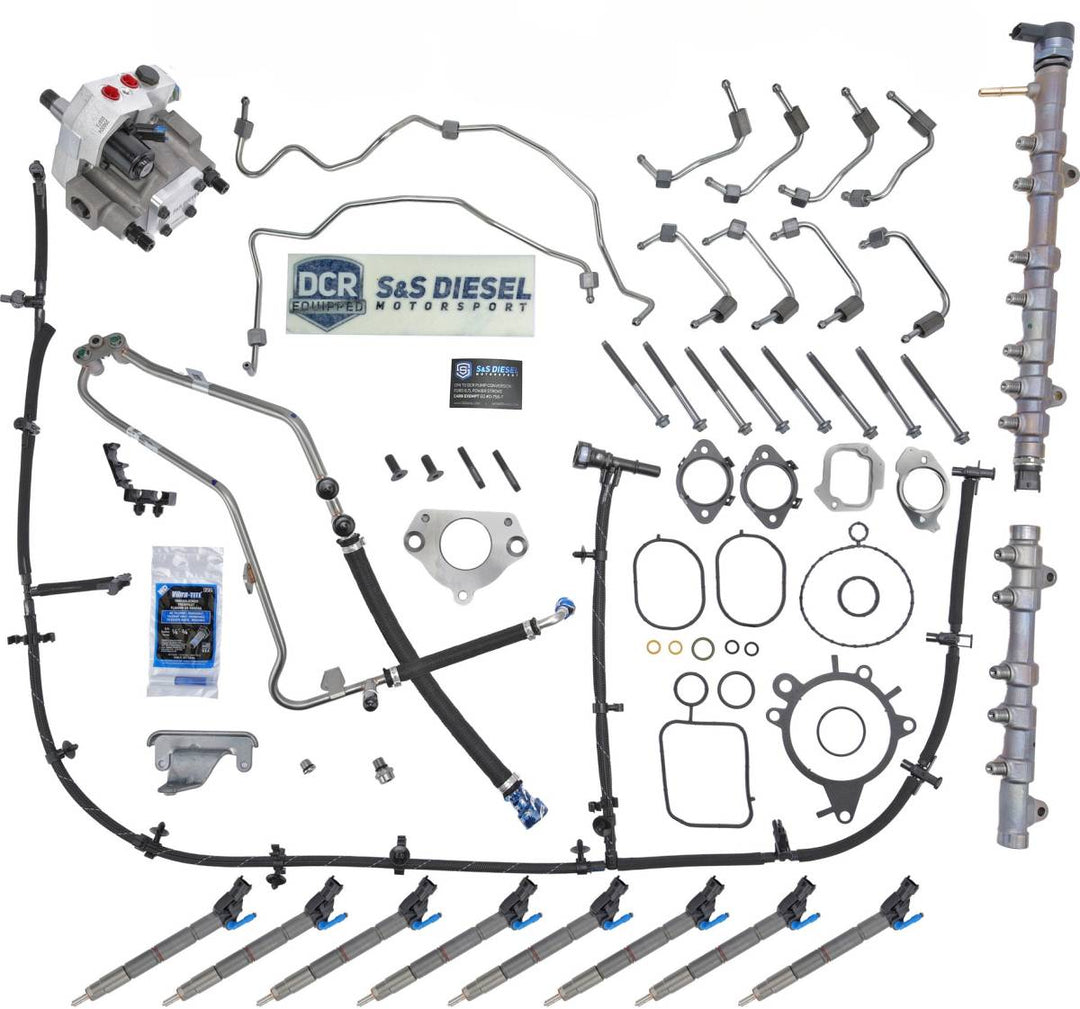 UnderDog Diesel Fuel System Contamination Kit - w/ S&amp;S Diesel DCR Conversion - for 2011-2014 Ford 6.7L Powerstroke