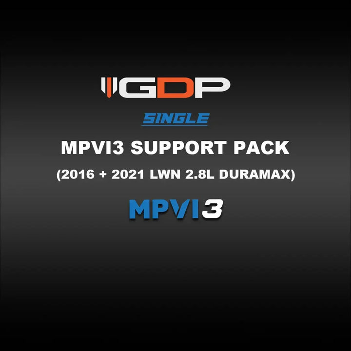 GDP MPVI3 Support Pack (16-21 Chevy Colorado/GMC Canyon 2.8L Duramax) GDP Tune Files GDP 