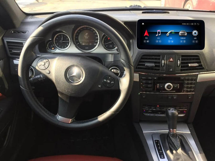 AuCar Android 10 12.3" Car Radio GPS Navigation For Mercedes E550 Coupe 2012 Car Multimedia Stereo Player Car Video