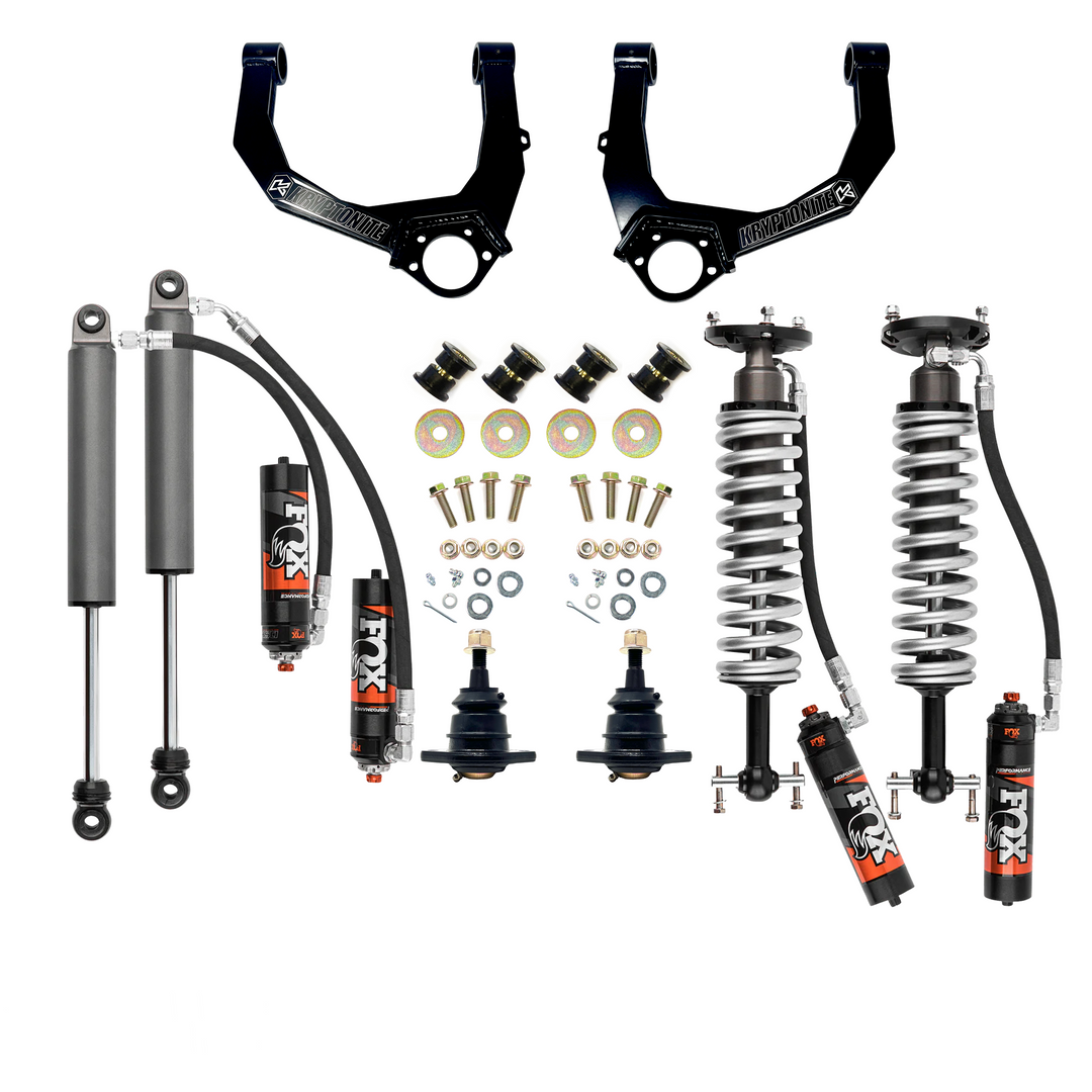 Kryptonite Stage 3 Leveling Kit with Fox 2.5 Performance Elite Shocks for 2019+ Chevy/GMC 1500 AT4/Trail Boss