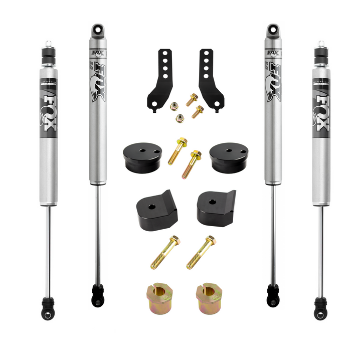 Kryptonite Stage 1 Leveling Kit with Fox Shocks for 2017-2026 Ford Super Duty F-250/F-350