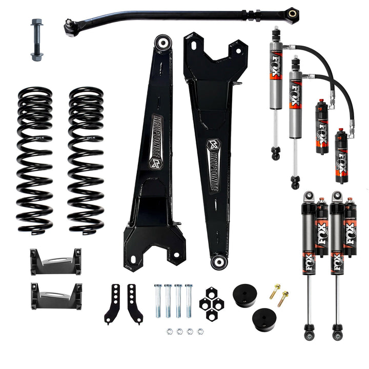 Kryptonite Stage 3 Leveling Kit with Fox 2.5 Performance Elite Shocks for 2017-2025 Ford Super Duty F250/F350