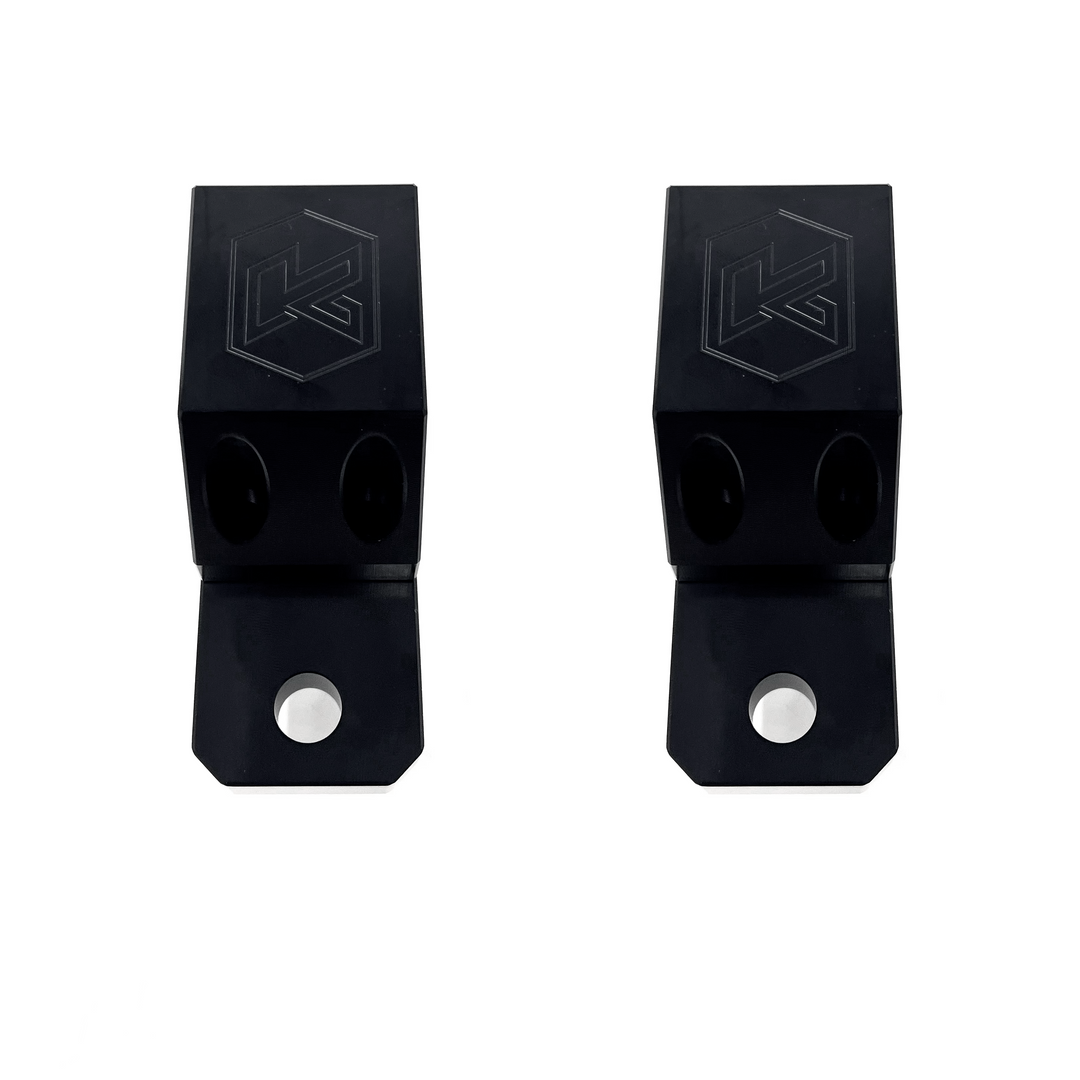 Kryptonite Dual Steering Stabilizer Adapter Kit for 2005+ Ford Super Duty F-450/F-550