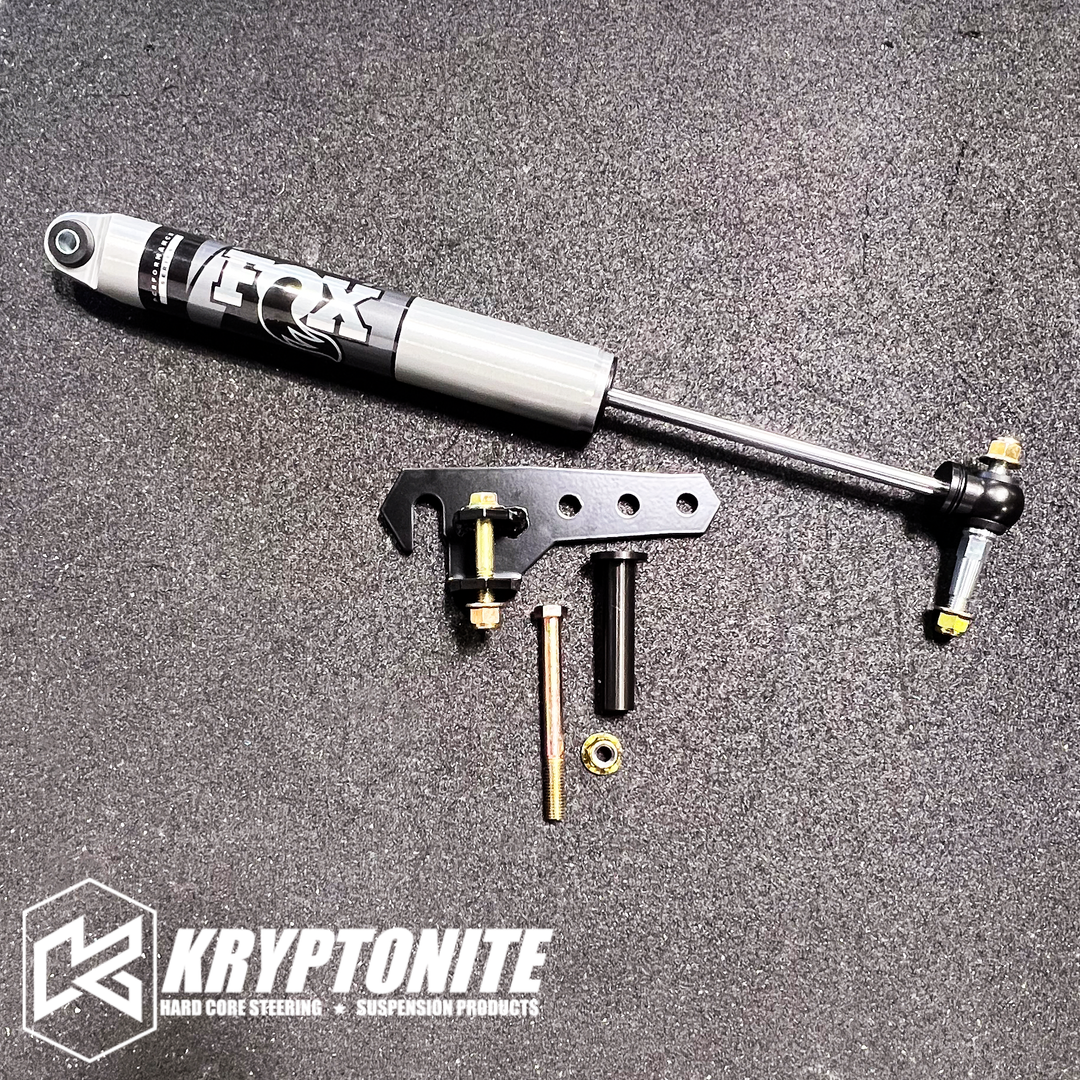 Kryptonite Fox Steering Stabilizer Kit for 2015–2026 Chevy/GMC 2500HD/3500HD