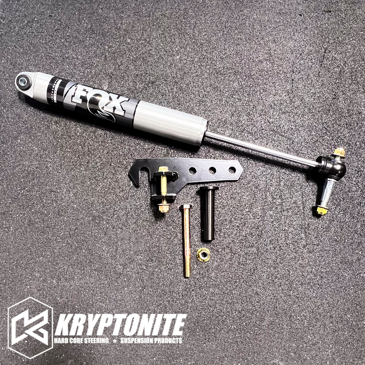 Kryptonite Fox Steering Stabilizer Kit for 2015–2026 Chevy/GMC 2500HD/3500HD