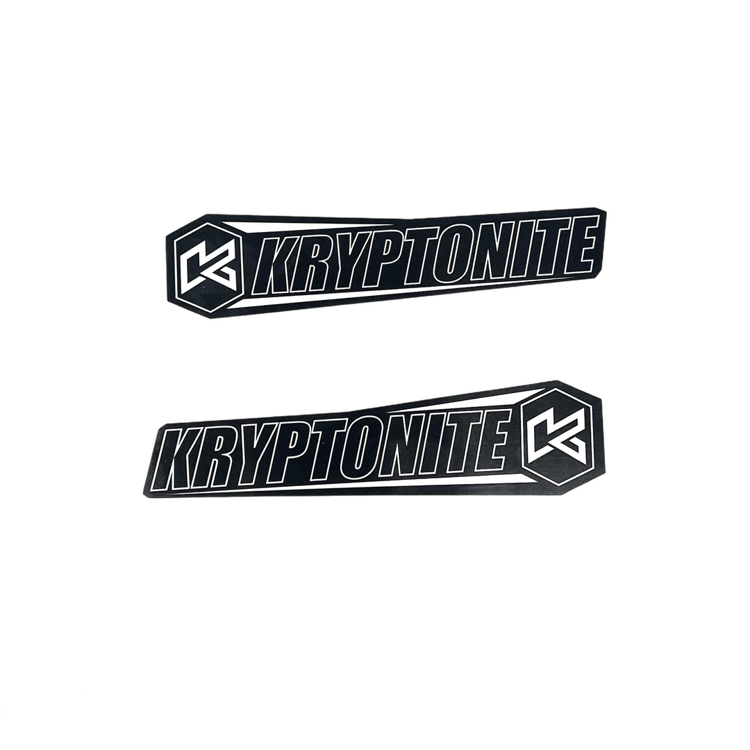 Kryptonite Upper Control Arm Logo Plates KRUCA19