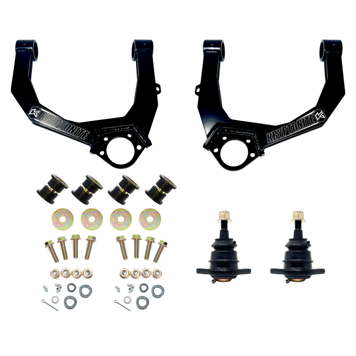 Kryptonite Upper Control Arm Kit for 1/2 Ton Chevy/GMC 6 LUG Trucks 2019+