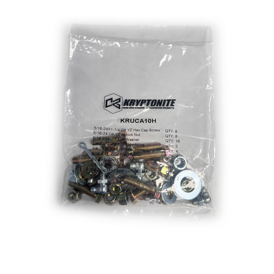 Kryptonite Upper Control Arm Hardware Kit for 2001–2010 Chevy/GMC HD Trucks