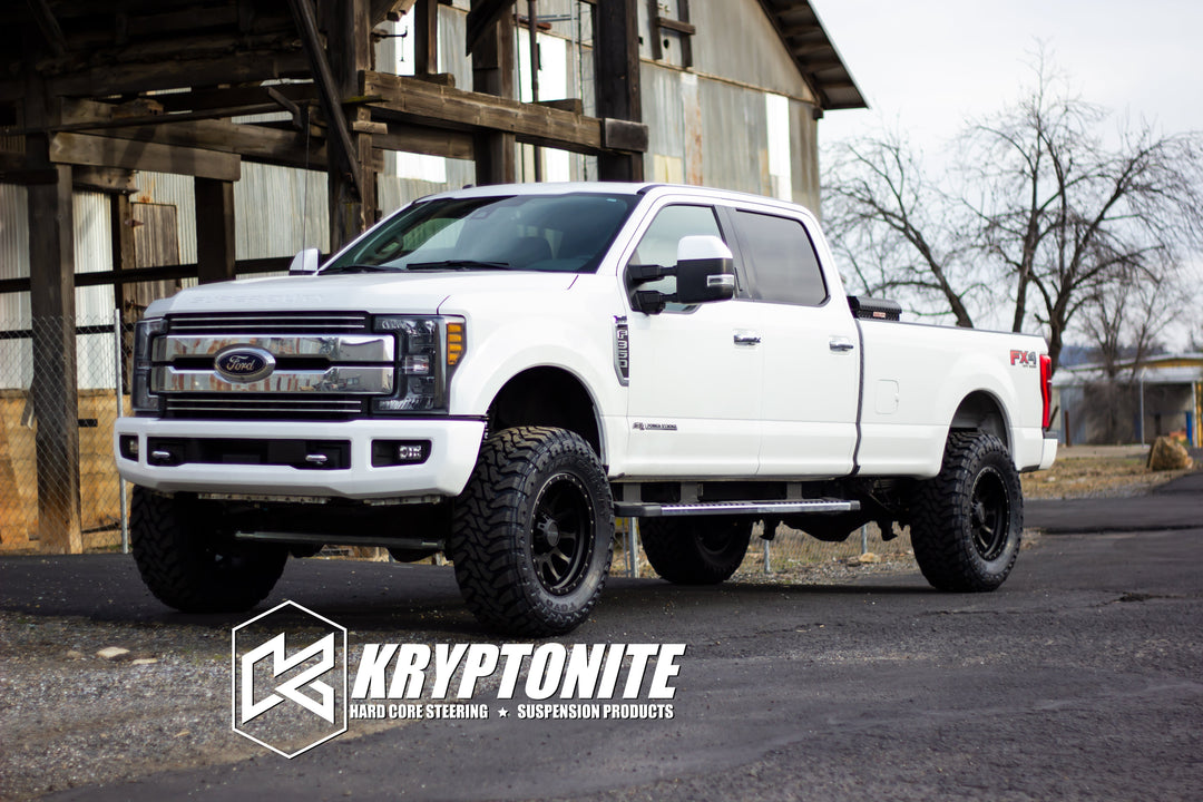 Kryptonite Stage 1 Leveling Kit with Fox Shocks for 2017-2026 Ford Super Duty F-250/F-350