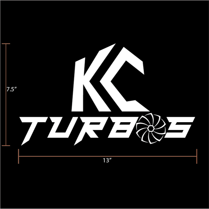 KC Turbos Original Logo - Vinyl Decal