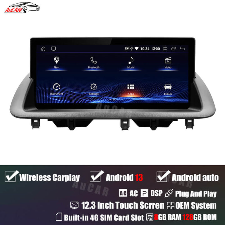 AuCAR Android 13 Car Multimedia Player for Lexus CT200 OEM 2011-2022 GPS Navigation WIFI Radio stereo head unit