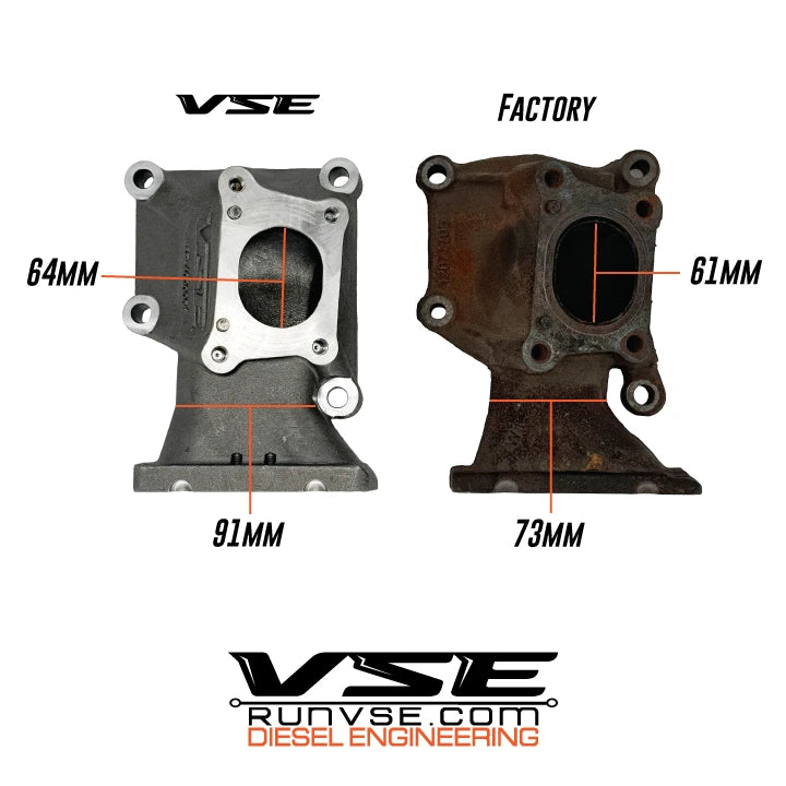 2017 - 2023 L5P L5D Duramax High-Flow Turbo Pedestal Kit