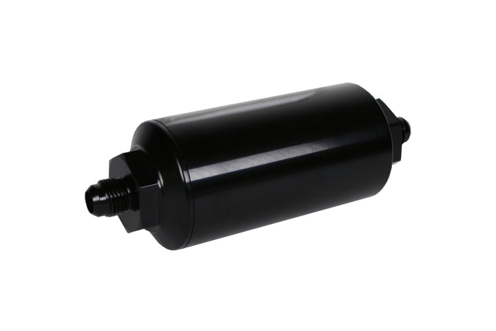 Aeromotive In-Line Filter - AN-06 238 Stainless Mesh Element - Anodized Black