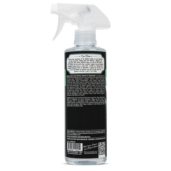 Chemical Guys 16oz Total Interior Cleaner &amp; Protectant - New Car Scent