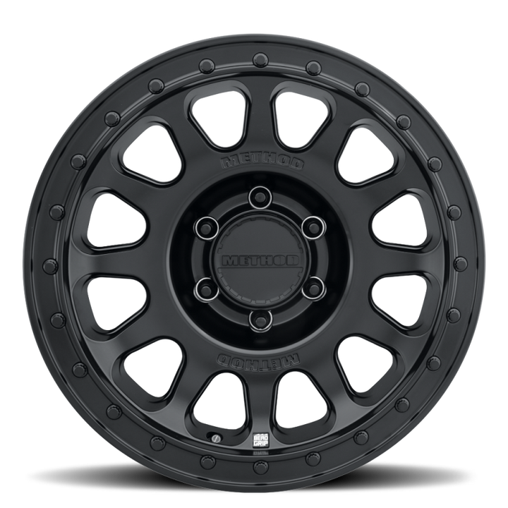 Method MR709 HD Bead Grip 20x 9in / ET12 / 6x135 BP / 87mm Bore - Black Wheel