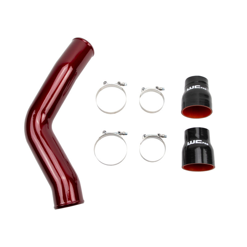 Wehrli 13-18 Cummins 6.7L Passenger (Hot) Side 3.5in Intercooler Pipe - Bengal Blue