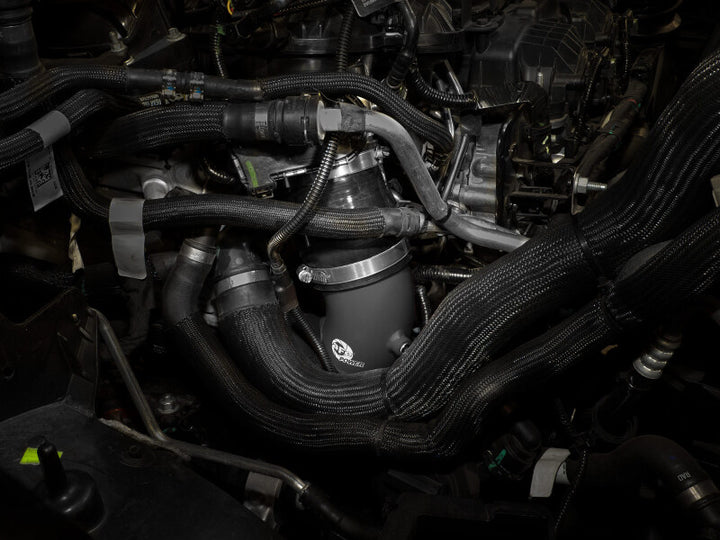 aFe BladeRunner 3in Aluminum Cold Charge Pipe Black RAM 1500 RHO 25-27 L6-3.0L (tt)