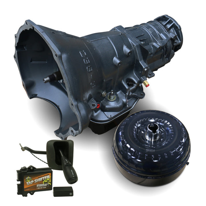 BD Diesel 03-04 Dodge 48RE 4WD TorqueMaster Transmission &amp; Converter Package c/w TapShifter