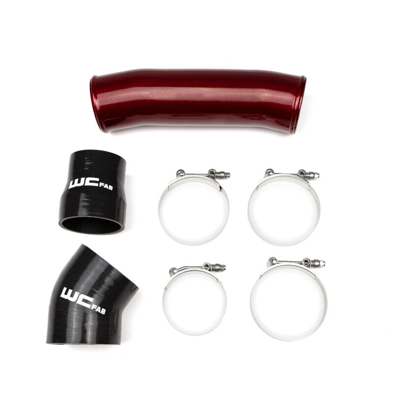 Wehrli 98.5-02 Cummins 5.9L Passenger Side 3.5in Intercooler Pipe - Chevy Orange