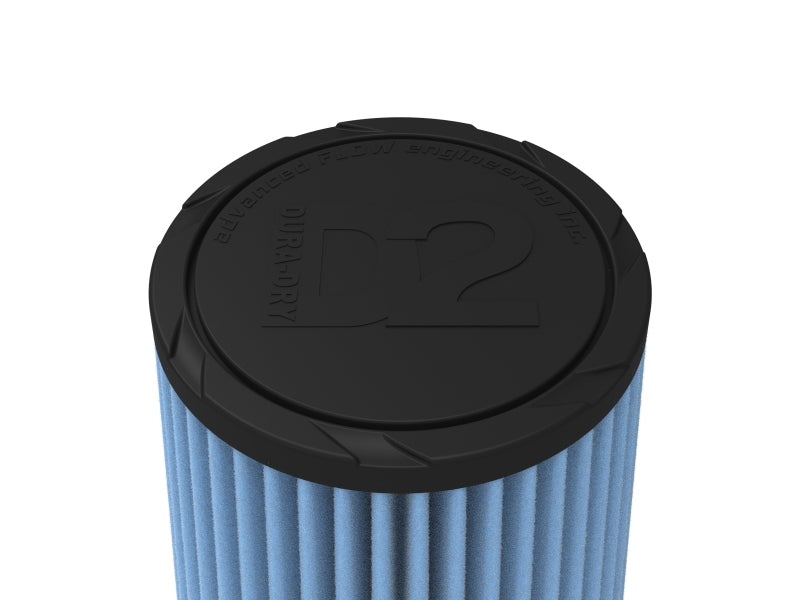 aFe Magnum FORCE Intake Replacement Air Filter w/ D2 Dura-Dry 4in Fx6in Bx4-3/4in Tx7in H (w/ Bumps)