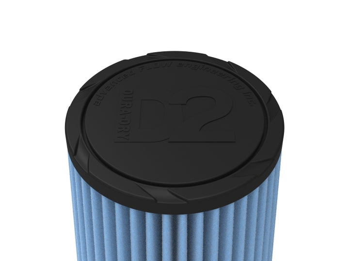 aFe Magnum FORCE Intake Replacement Air Filter w/ D2 Dura-Dry 4in Fx6in Bx4-3/4in Tx7in H (w/ Bumps)