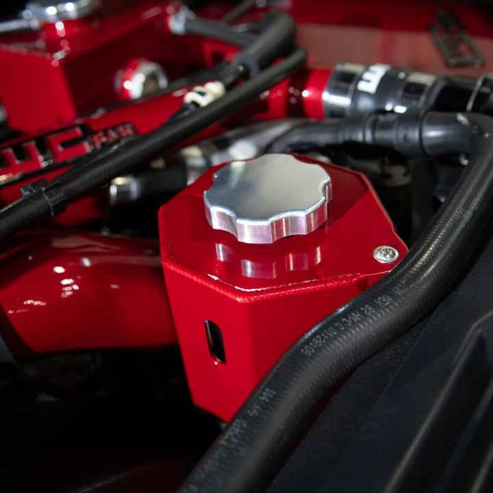 Wehrli 17-26 Ford Power Stroke 6.7L Power Steering Reservoir Cover - Chevy Orange