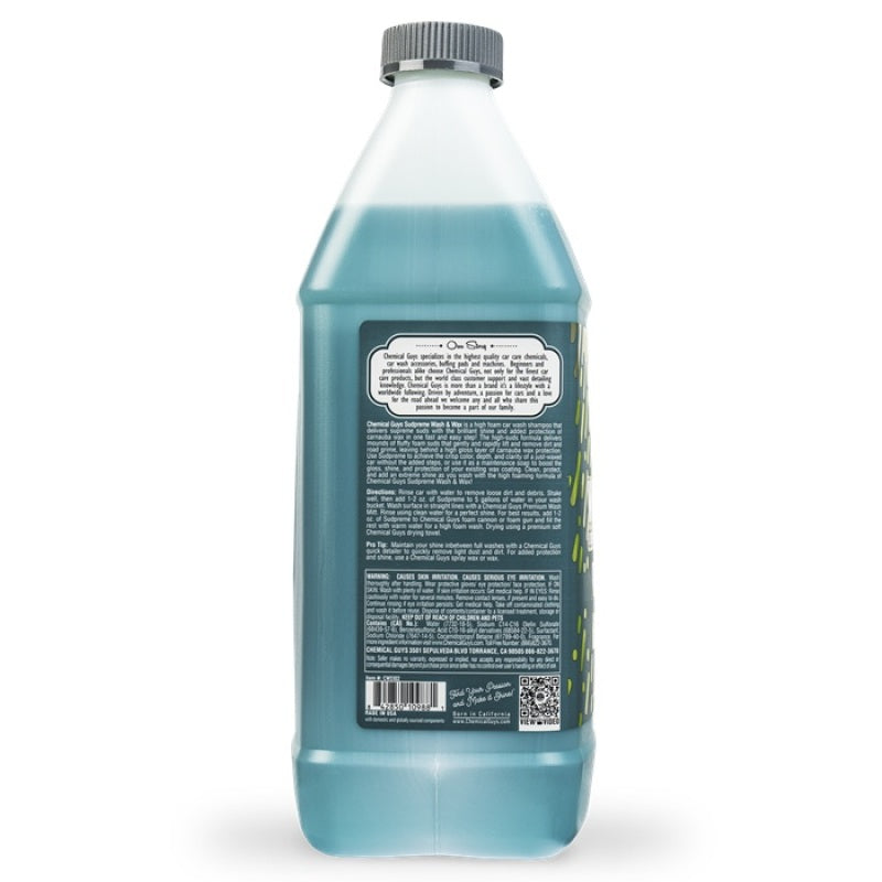 Chemical Guys Sudpreme Wash &amp; Wax Car Wash Soap - 1 Gallon