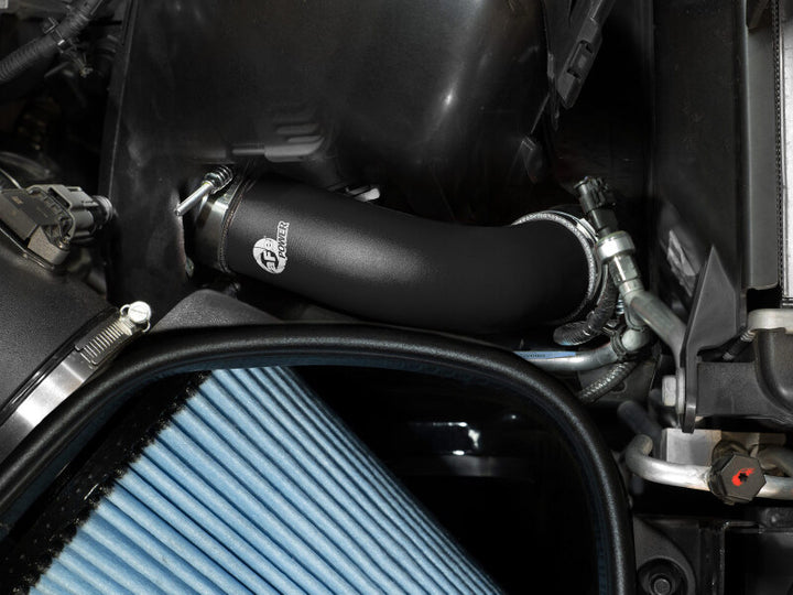 aFe BladeRunner 3in &amp; 3-1/2in AL Hot and Cold Charge Pipe Kit Black RAM Diesel Trucks 25-26 L6-6.7L