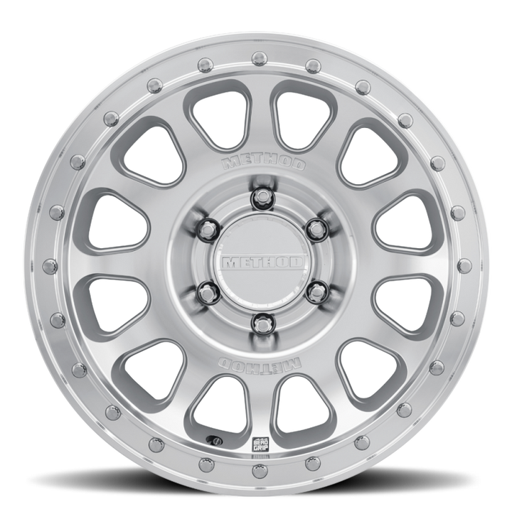 Method MR709 HD Bead Grip 20x 9in / ET12 / 5x5 BP / 71.5mm Bore - Machined Wheel