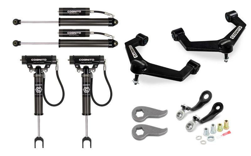 Cognito 20-26 Chevy/GMC Silv/Sierra 2500/3500 2WD/4WD 3in Premier Leveling Kit w/ 2.0 RR Shocks