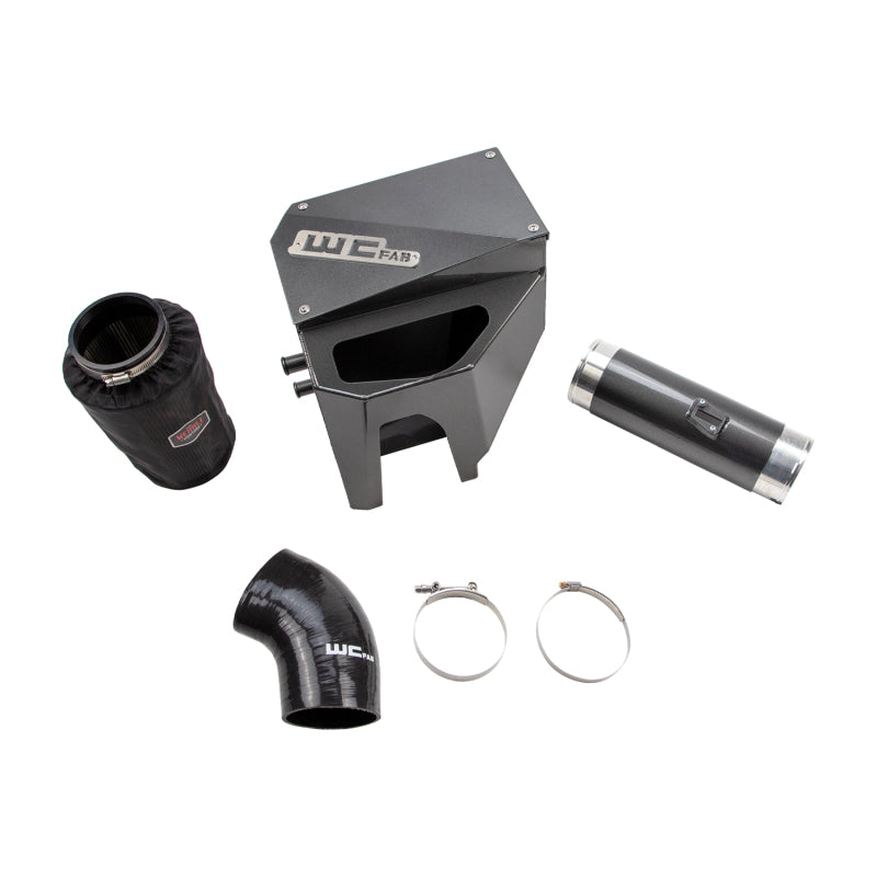 Wehrli 20-25 Ford Power Stroke 6.7L 4in Intake Kit - Fine Texture Black