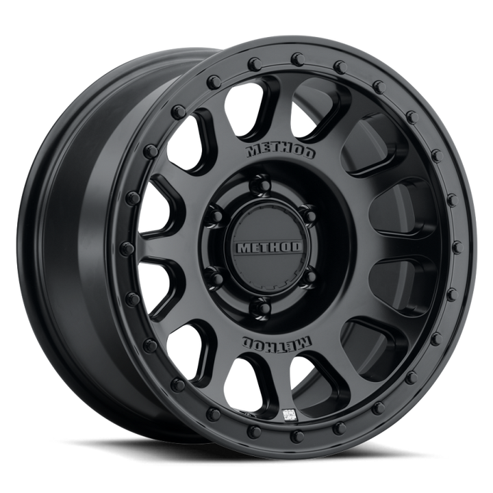 Method MR709 HD Bead Grip 17x 8.5in / ET0 / 6x135 BP / 87mm Bore - Black Wheel