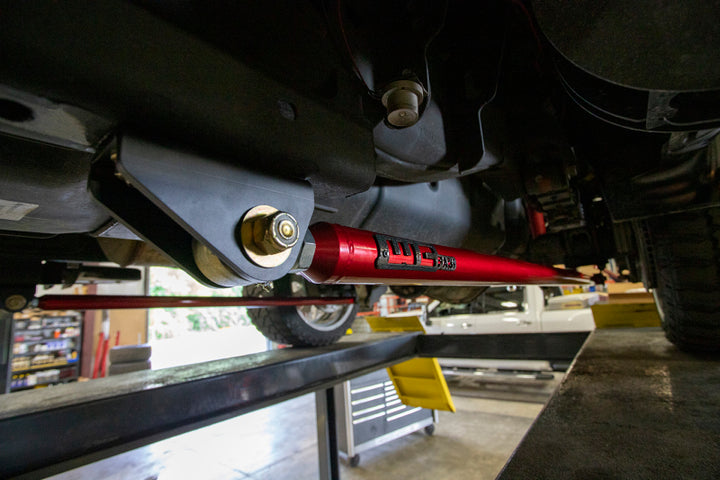 Wehrli 20-24 Chevy &amp; GMC Duramax RCLB/CCSB/ECSB 60in. Traction Bar Kit - Candy Red