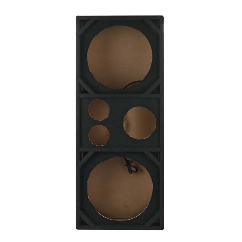 DS18 Ported Enclosure 2x 12in Mids 2x 3.6in Tweeters &amp; 1 x 5.7in Horn Diffuser -Black Carpet