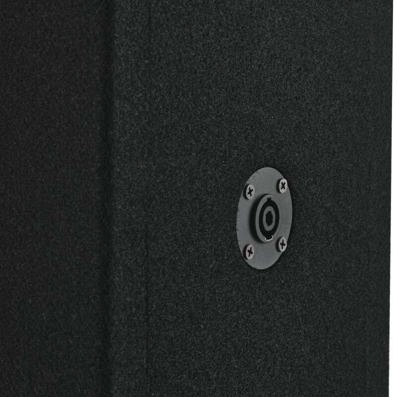 DS18 Ported Enclosure w/ 2x 8in Mids &amp; 2x 3.6in (Not Included)- Black Carpet