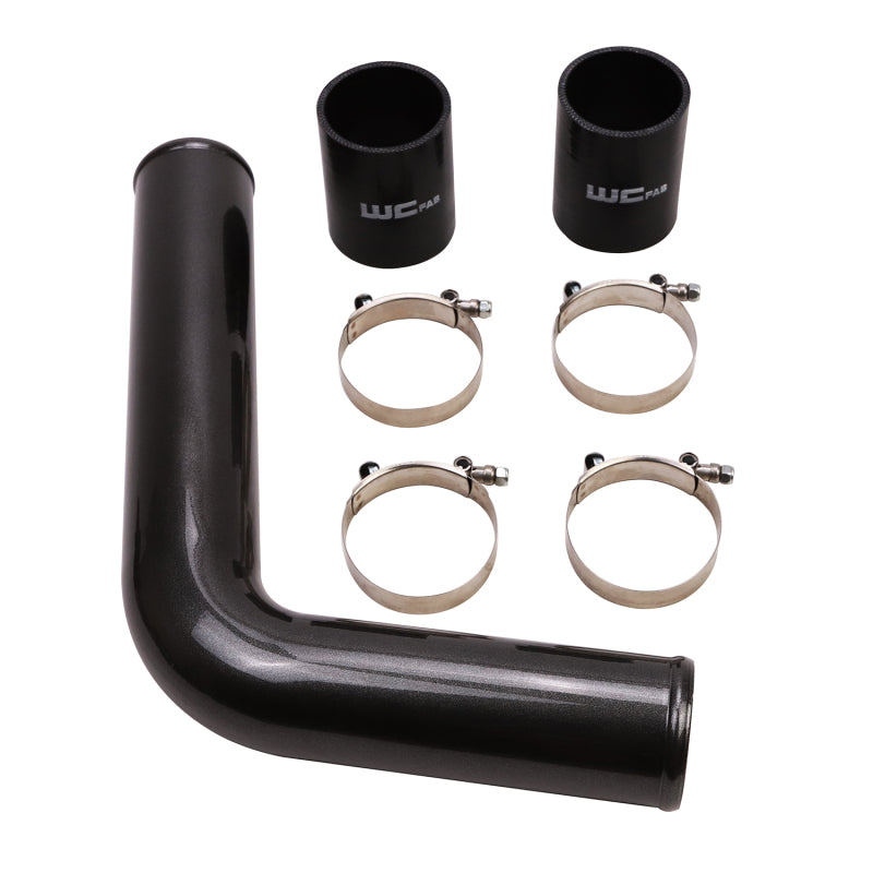 Wehrli 03-07 Cummins 5.9L Driver Side 3in Intercooler Pipe - Sparkle Granny Smith