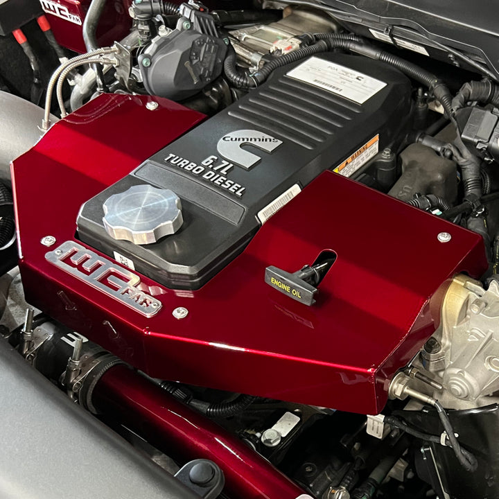 Wehrli 10-24 Cummins Fabricated Aluminum Engine Cover - Deore Gold