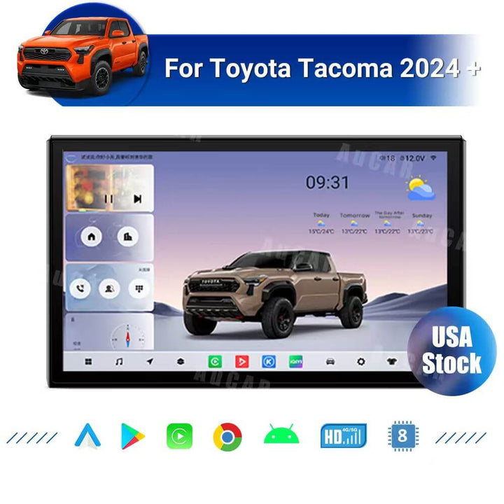 AUCARAUTO Android 14.6" Car Radio GPS Navigation For Toyota Tacoma 2024-2025