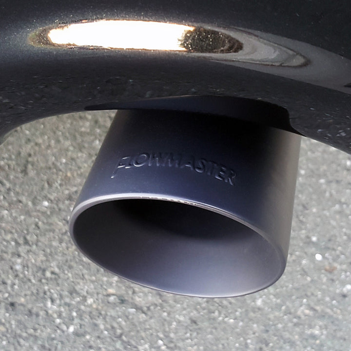 Flowmaster 09-24 Dodge Ram 1500 5.7L 4in Angle Cut Exhaust Tips - Black
