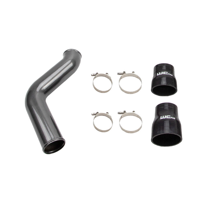 Wehrli 19-24 Cummins 6.7L Passenger (Hot) Side 3.5in Intercooler Pipe - WCFab Grey