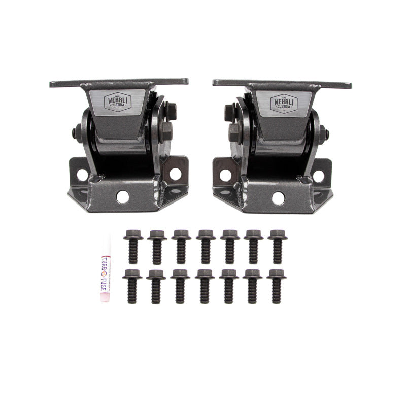 Wehrli 11-16 GM Duramax LML Heavy Duty Engine Mount - Candy Red