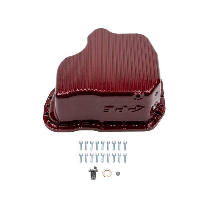 Wehrli 11-16 GM Duramax WCFab X PPE High Capacity Aluminum Oil Pan - WCFab Red